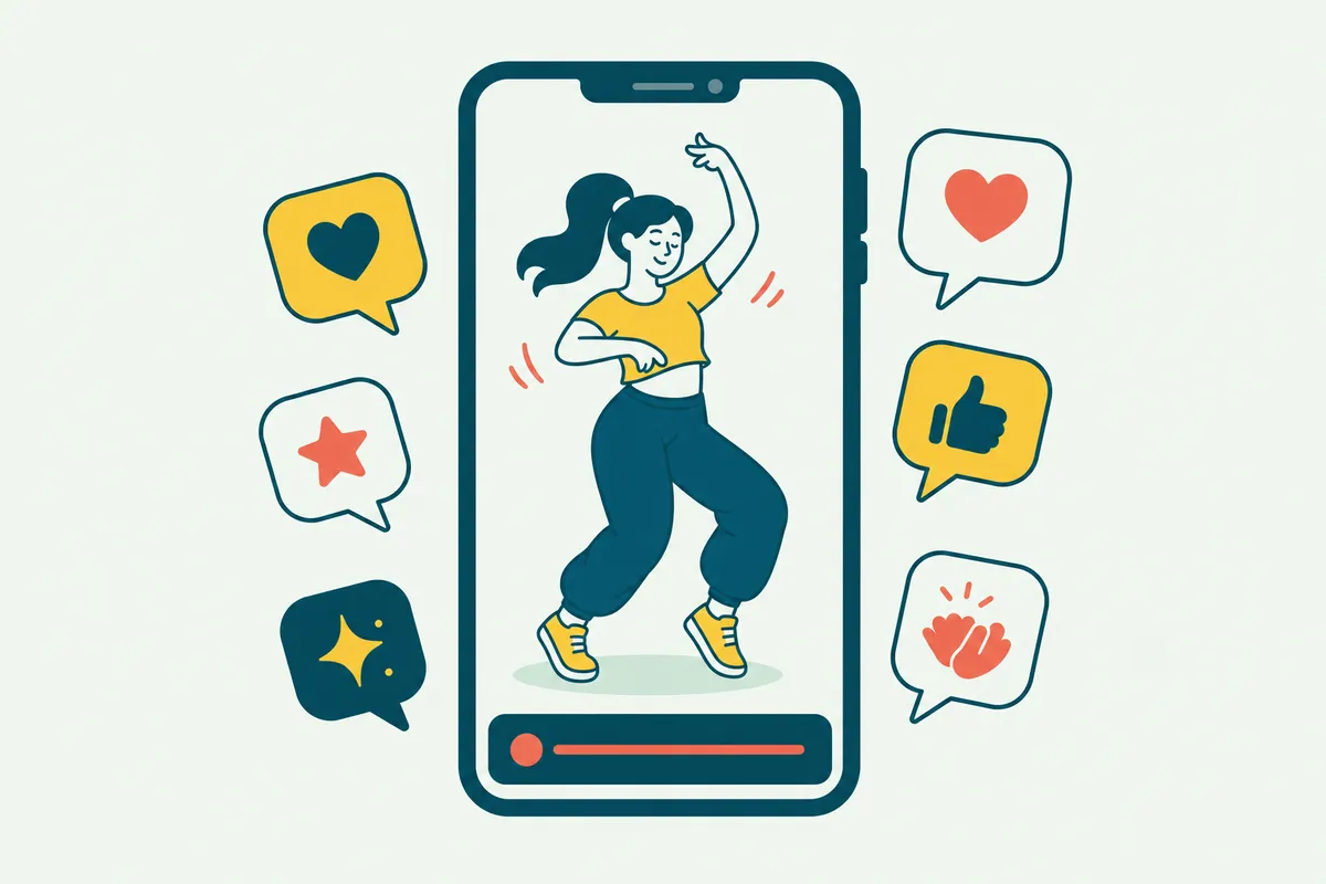Ilustração: Comentários para TikTok