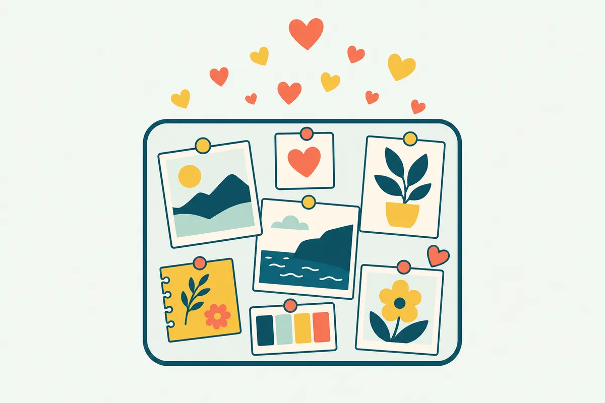 Ilustração: Curtidas no Pinterest