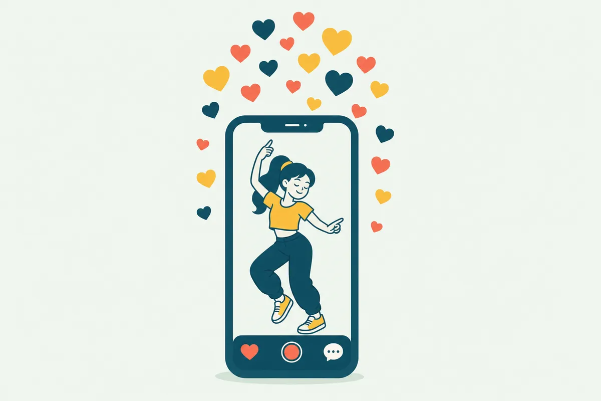 Ilustração: Curtidas para TikTok