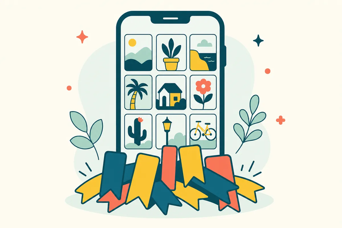 Ilustração: Salvamentos para Instagram