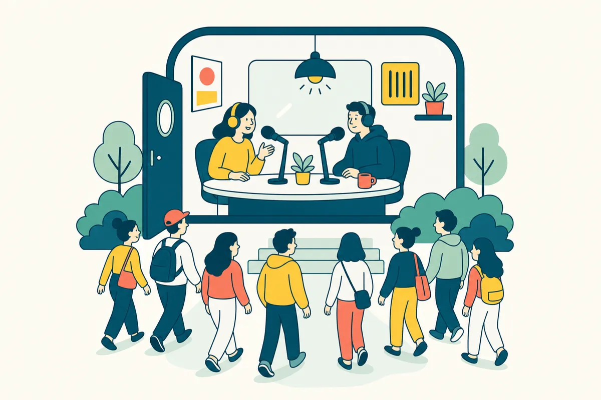 Ilustração: Seguidores de clube no Clubhouse