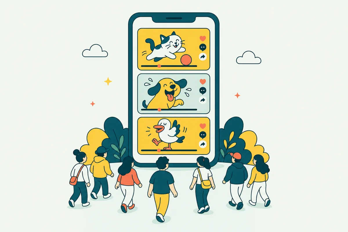 Ilustração: Seguidores para Kwai