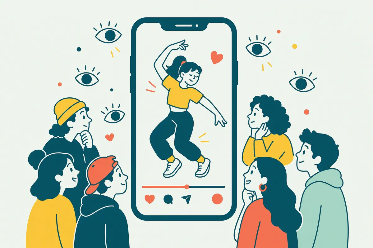 Ilustração: Visualizações para TikTok